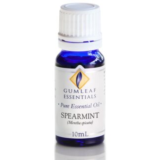 Spearmint essential oil bottle