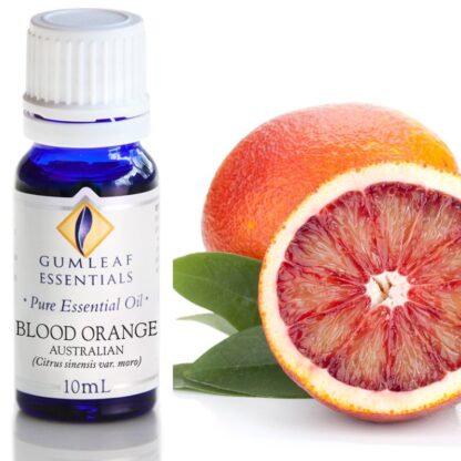 Blood Orange oil bottle with oranges