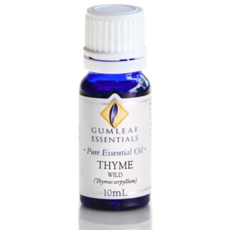 Thyme essential oil bottle