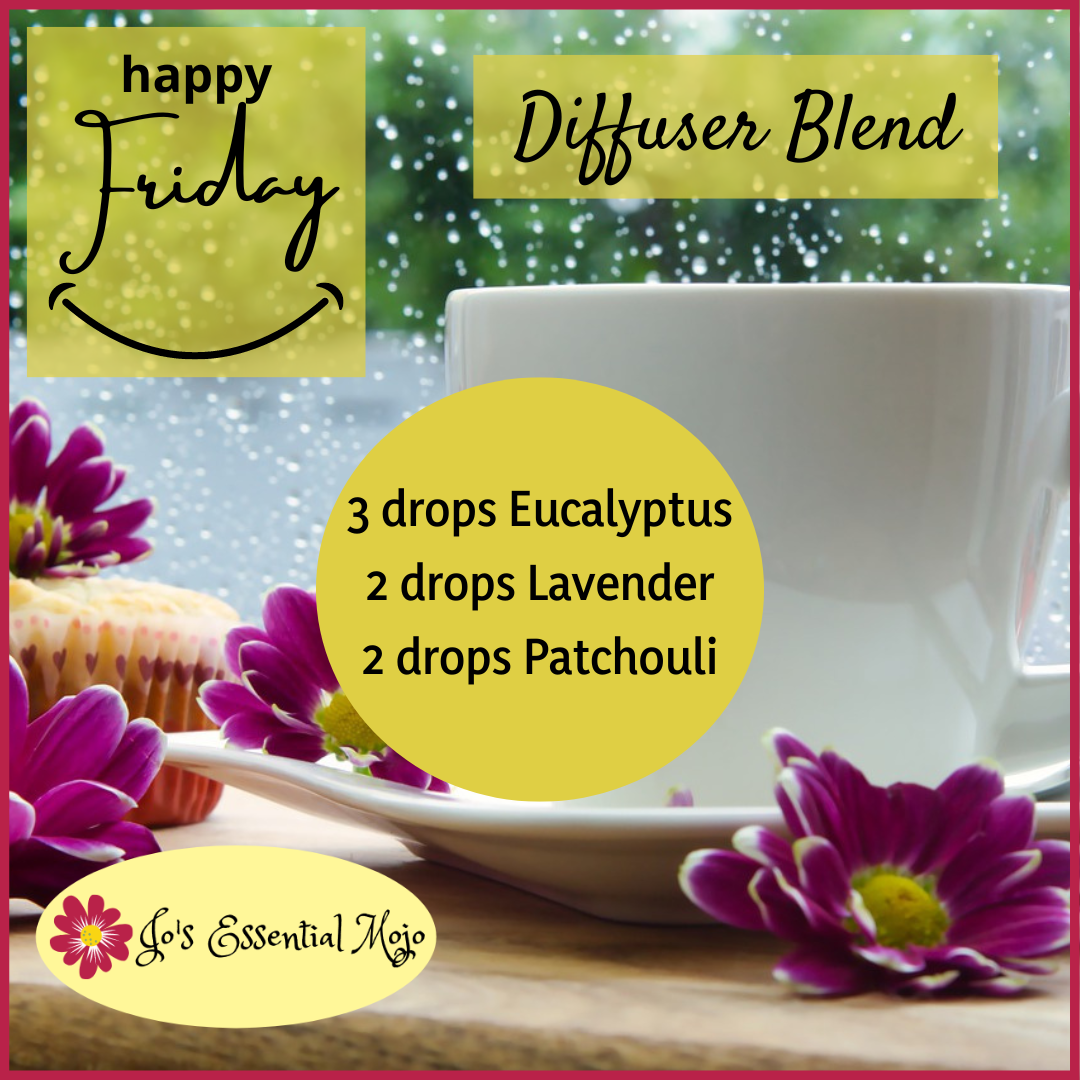 Diffuser blend with Eucalyptus Patchouli and Lavender