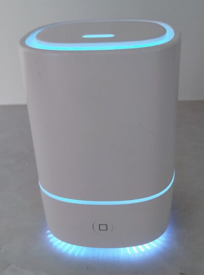 Freedom Diffuser showing blue light